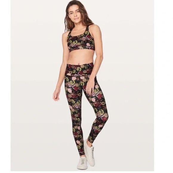 Lululemon Wunder Under Hi-Rise Tight 28" Fluorolace Multi size 4 - Picture 1 of 7